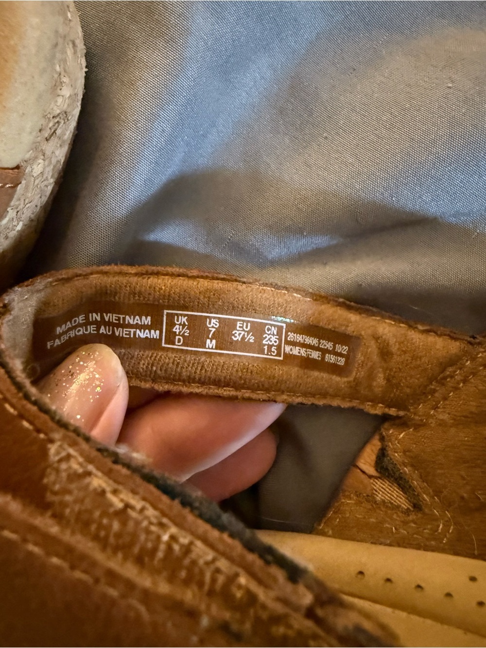 Clarks Brown Leather Crisscross Slingback Sandals - Picture 6 of 12
